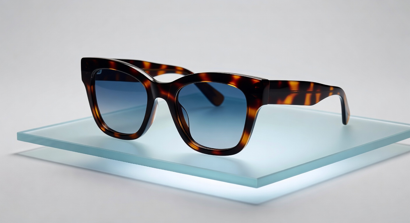 Signature sunglasses with bold silhouette